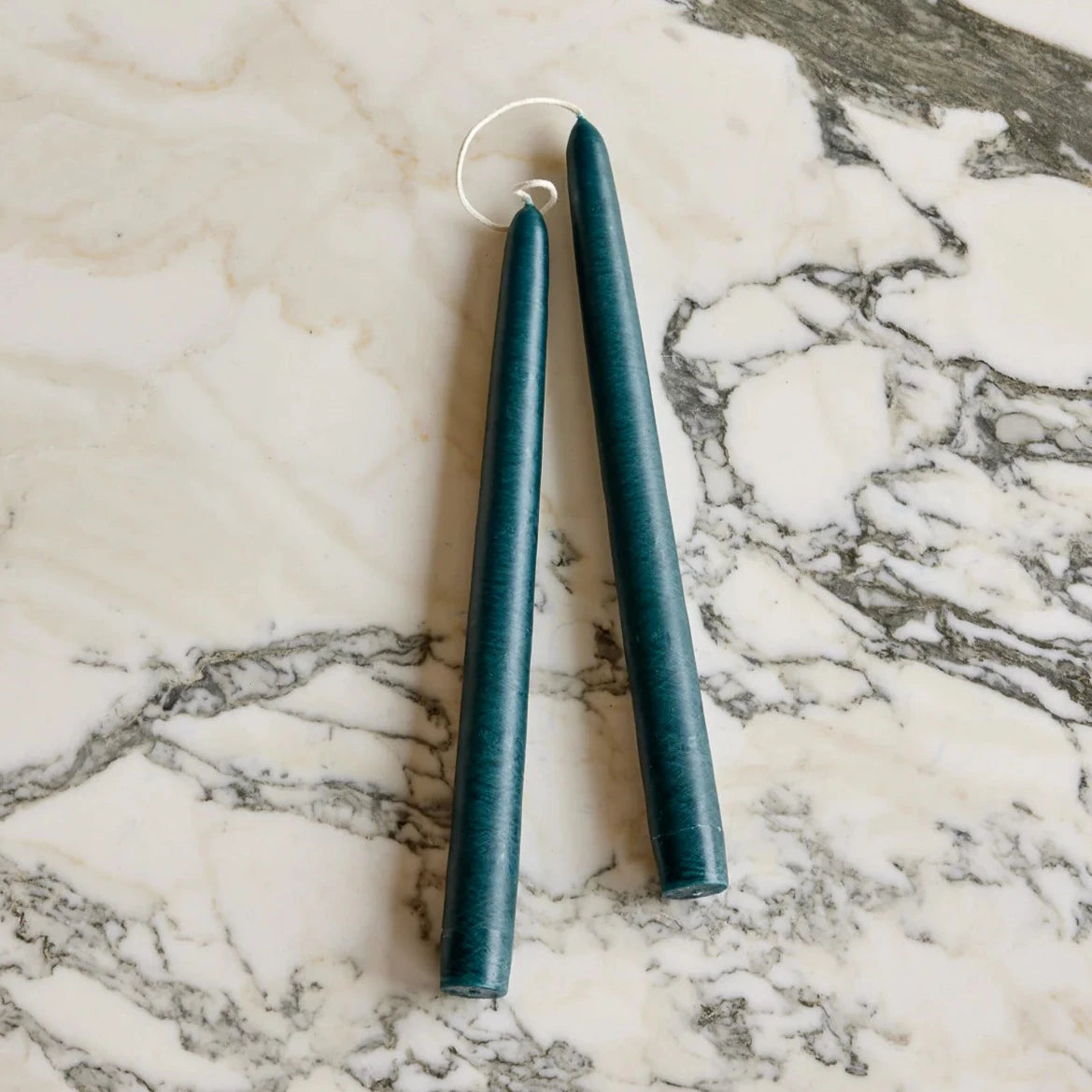 Colonial Blue 10-Inch Taper Pair