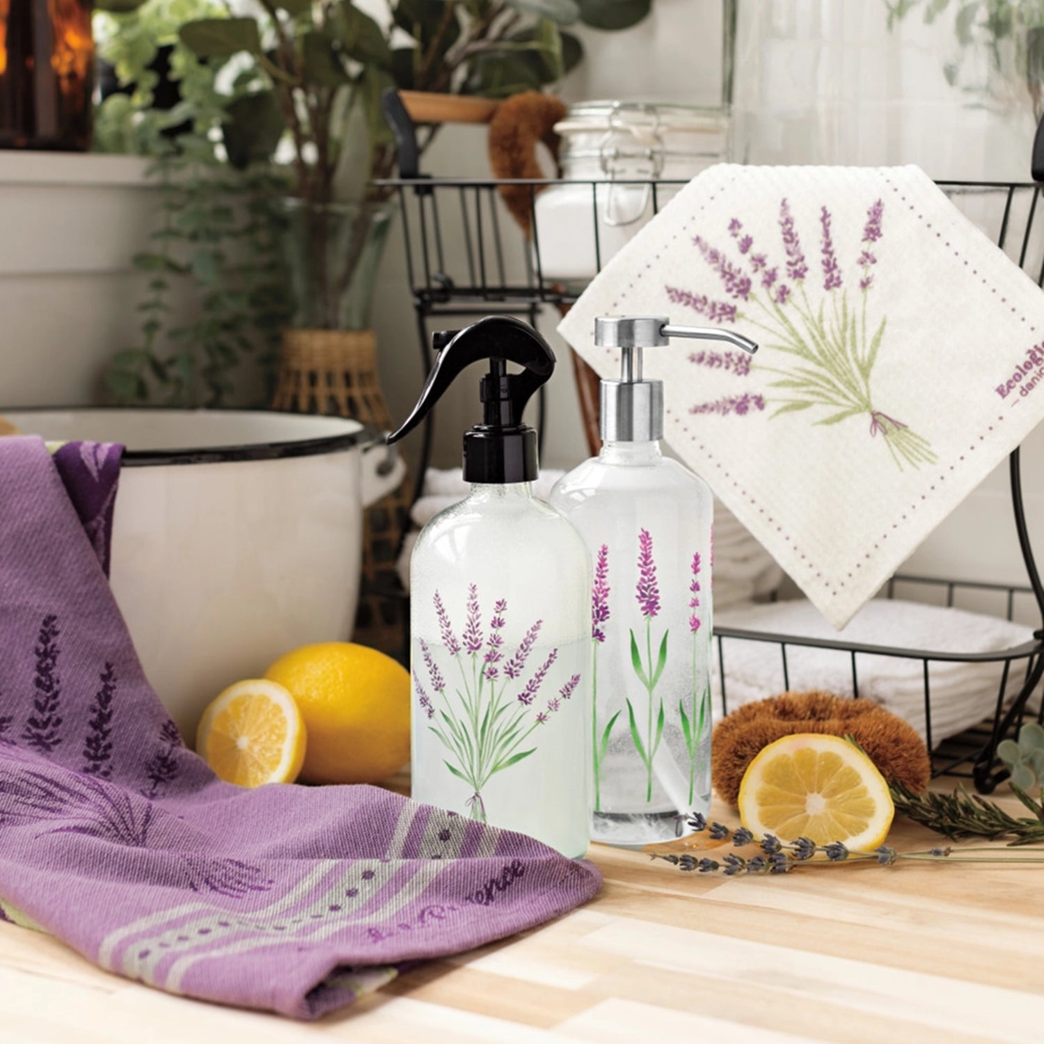 Lavender Jacquard Towel