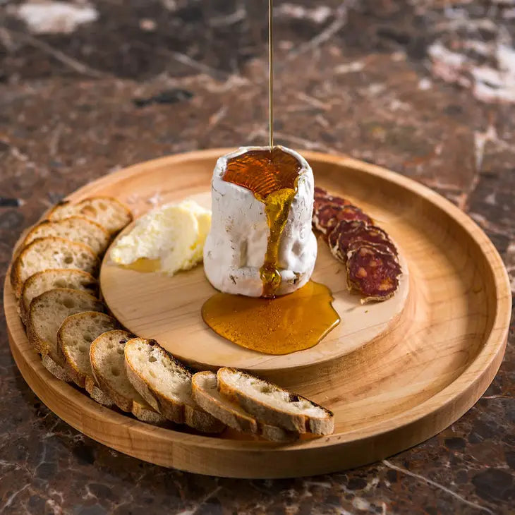 Maple Round Groove Cheese Board