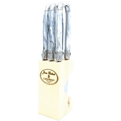 Marble Handle Knife Set of 6