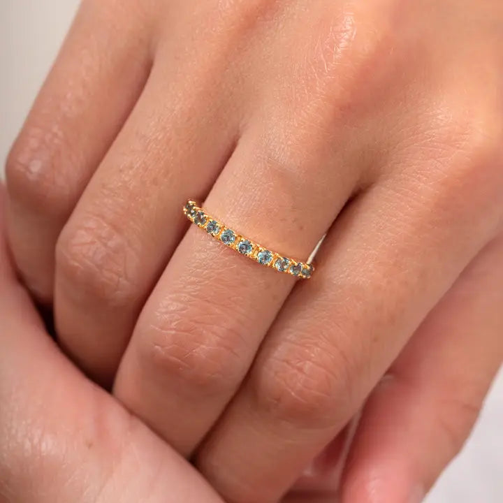 Marianne Blue Topaz Band