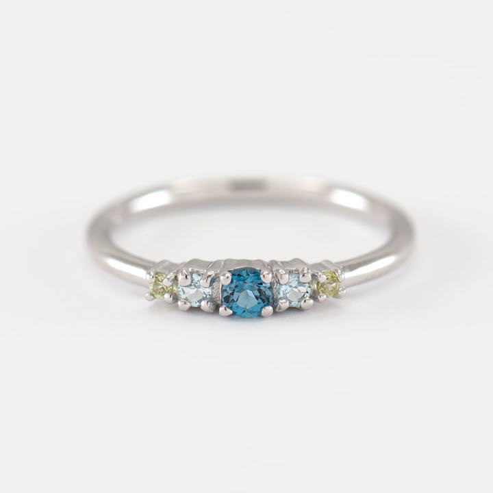 Maya Topaz and Peridot Silver