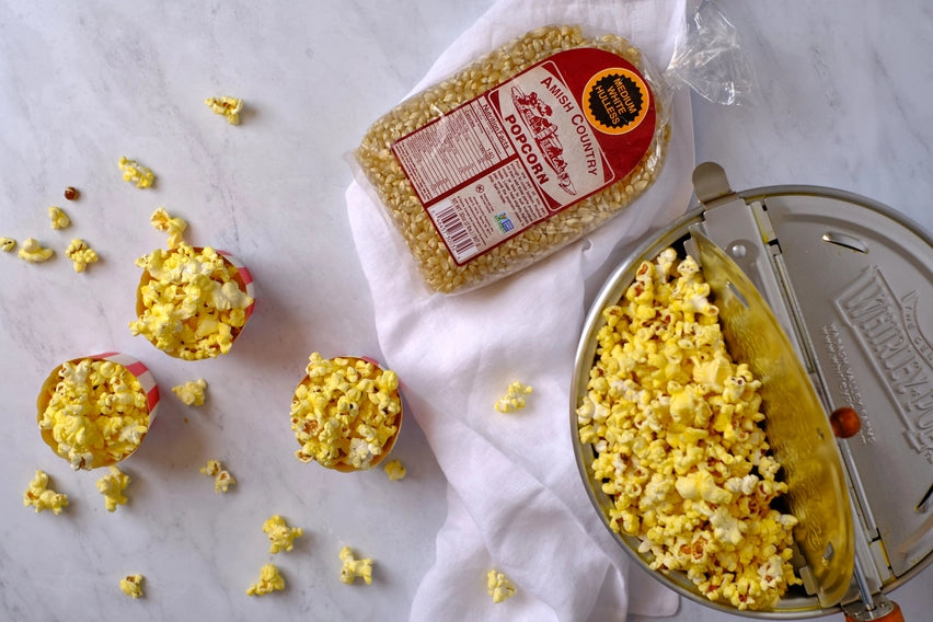 White Hulless Bag Popcorn