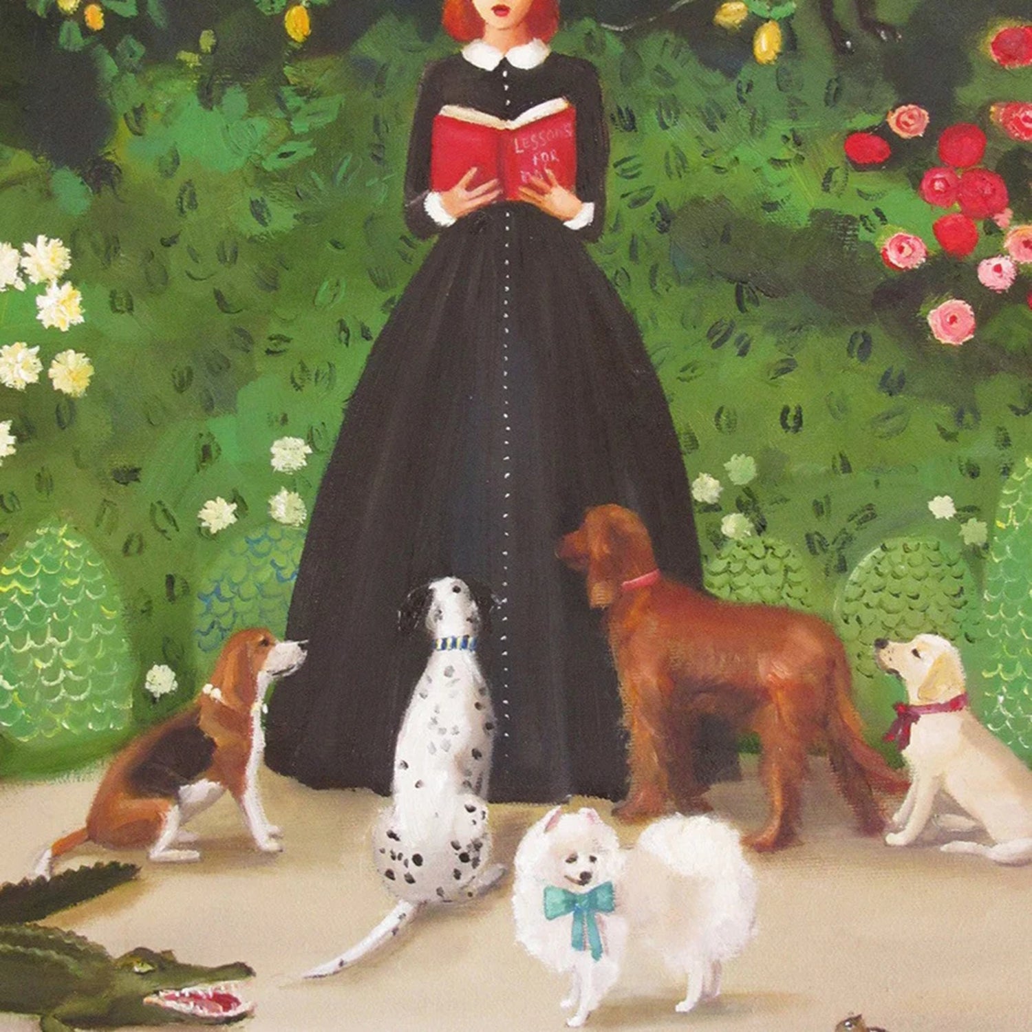 Miss Moon Lesson One Art Print