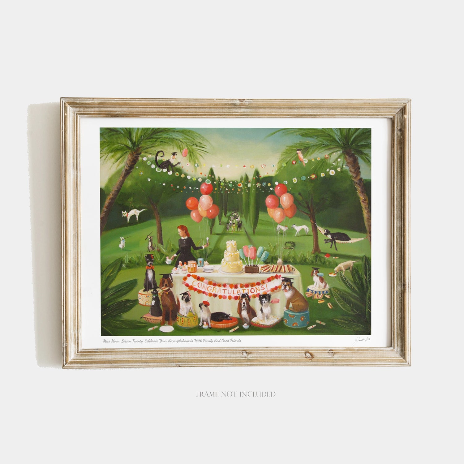 Miss Moon Lesson Twenty Art Print