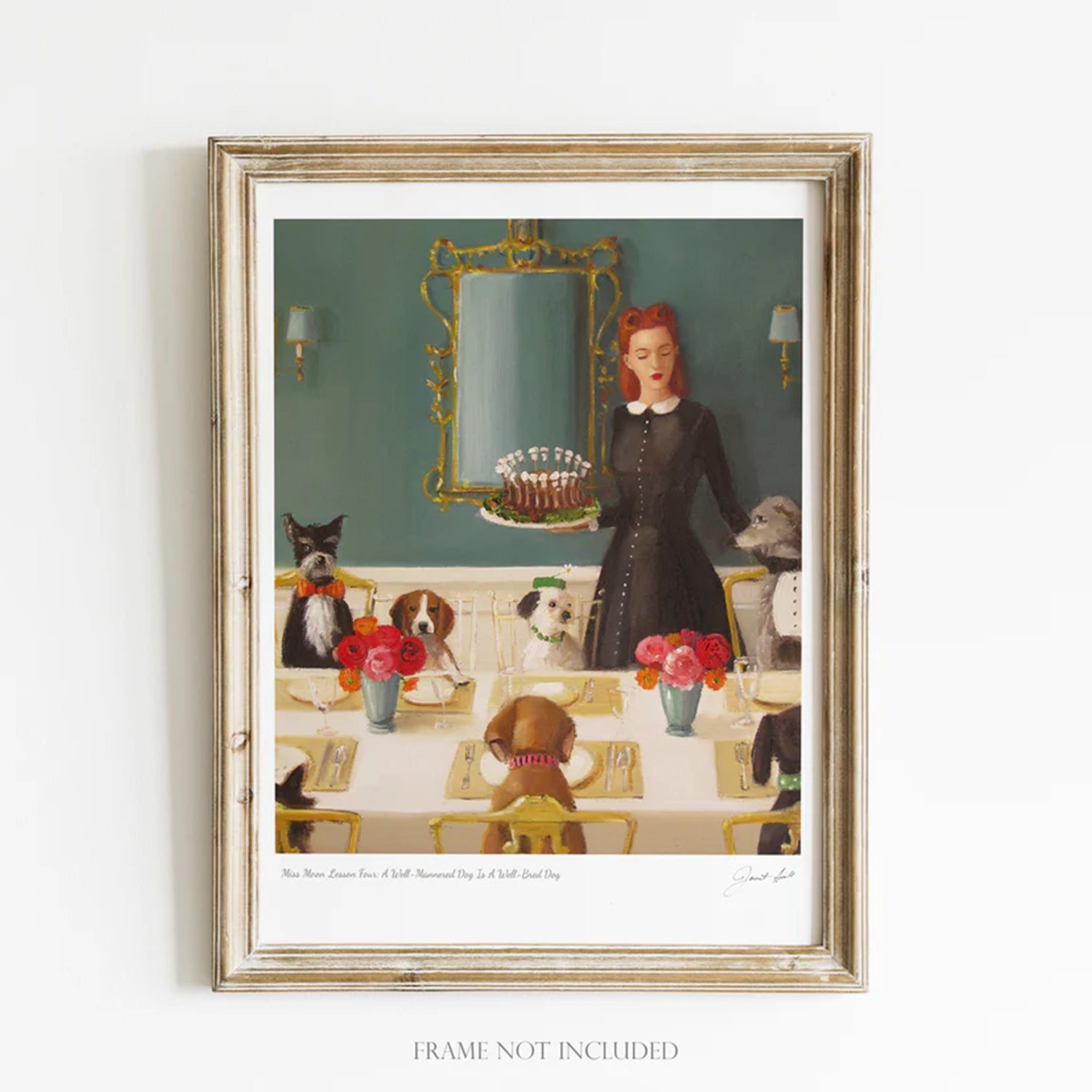 Miss Moon Lesson Four Art Print