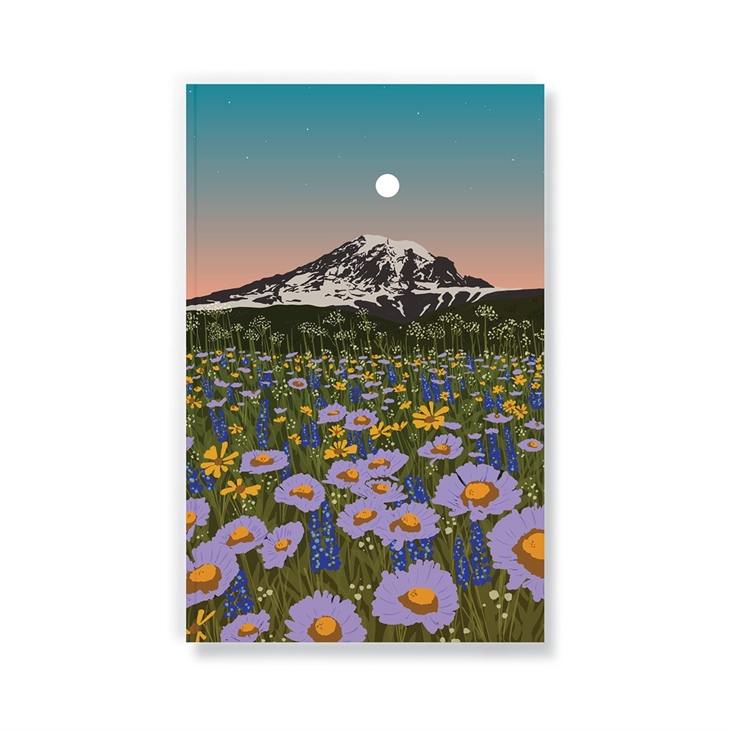 Mountain Flowers Layflat Notebook