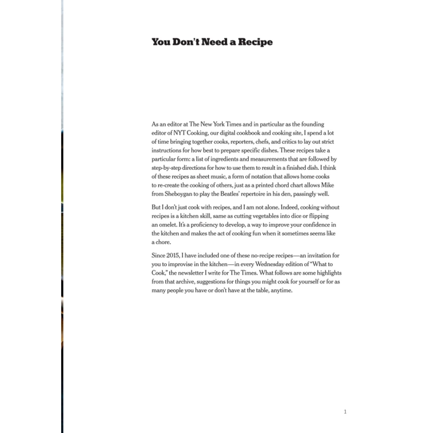 The NY Times No-Recipe Recipes