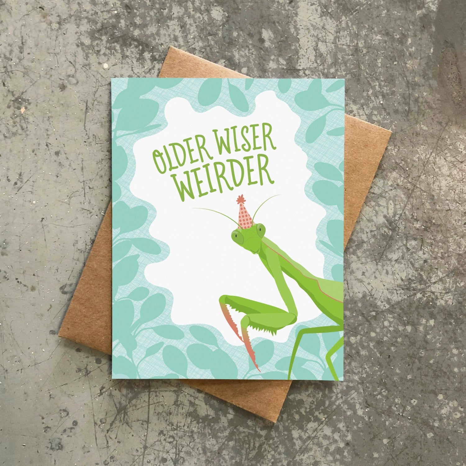 Older Wiser Weirder Card