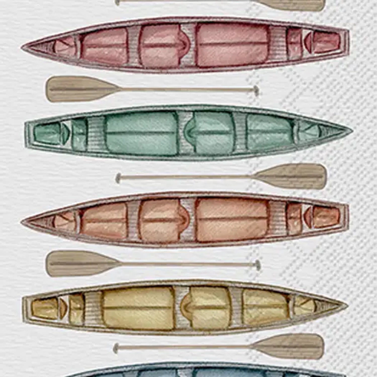 Colored Canoes Paper Guest Towels