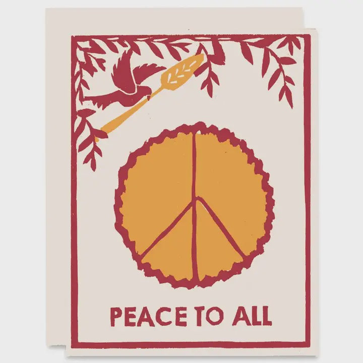 Peace of Pie Winter Holidays Card