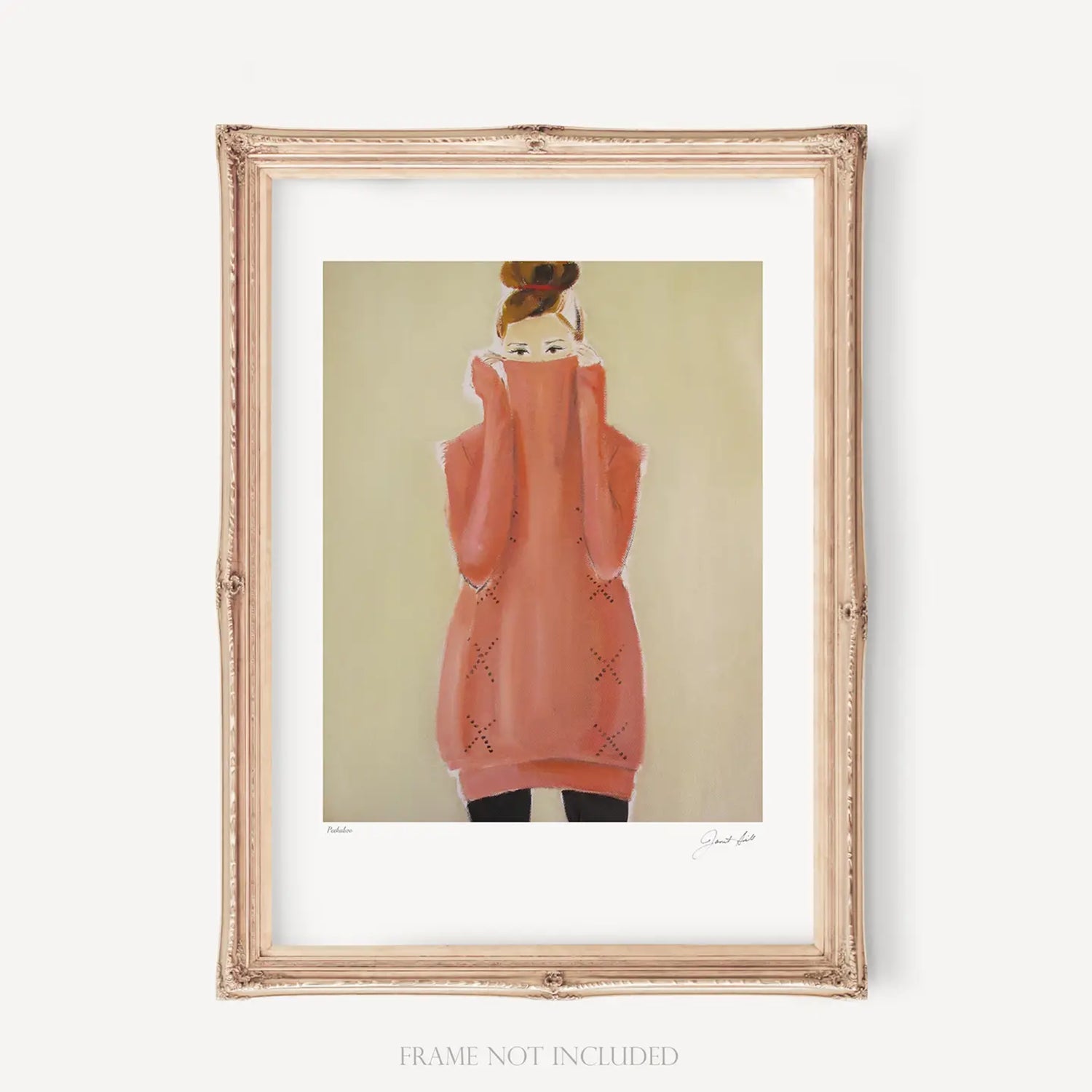 Peekaboo Art Print