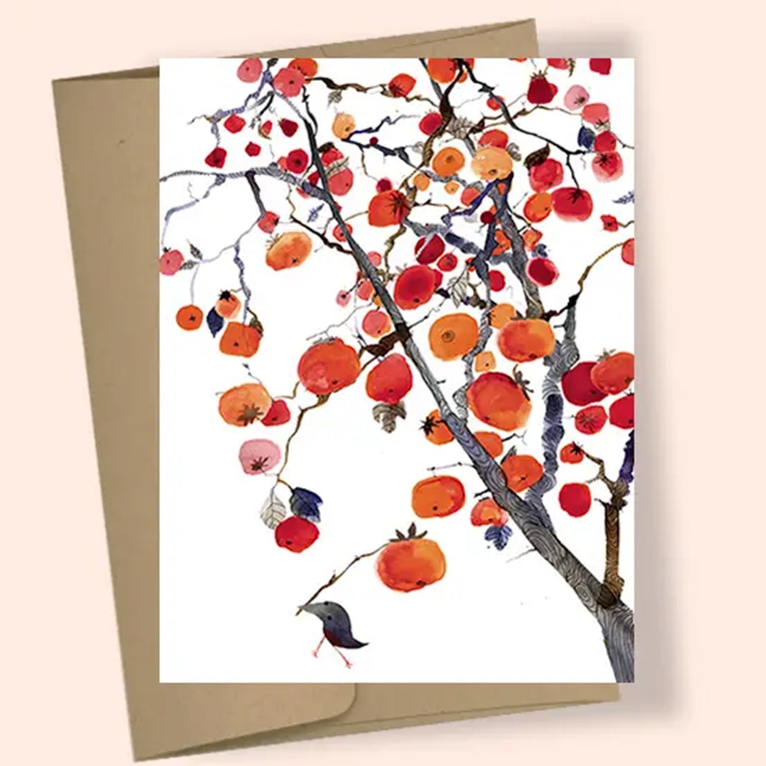 Persimmon Tree Card