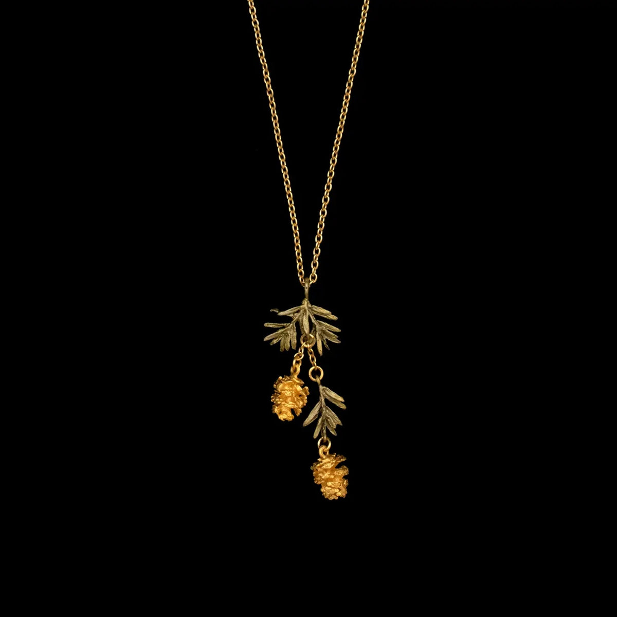 Pine Needle Dainty Pendant