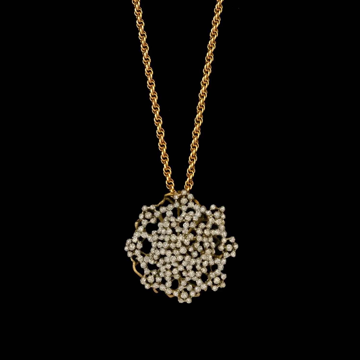 Queen Anne's Lace Statement Pendant
