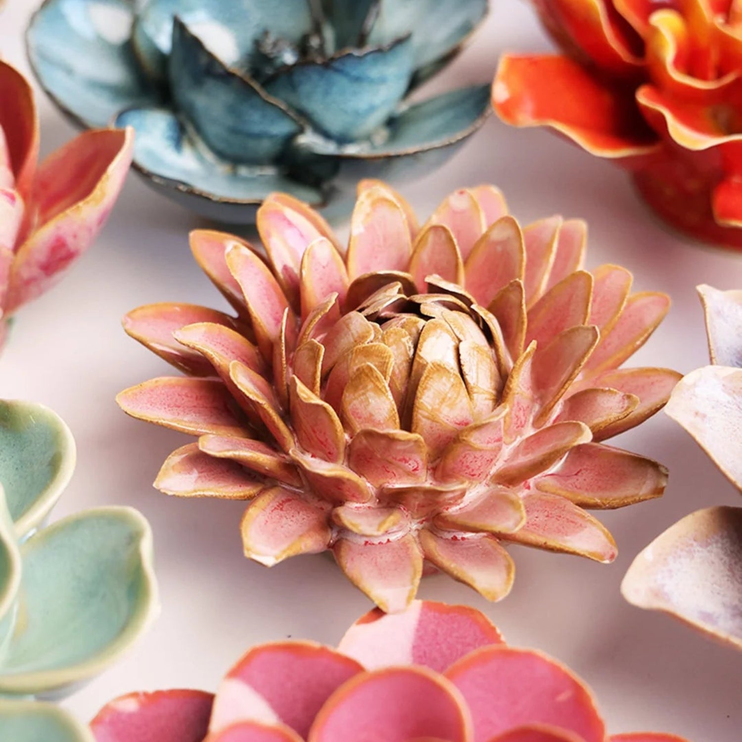 French Rose Quartz Strawflower