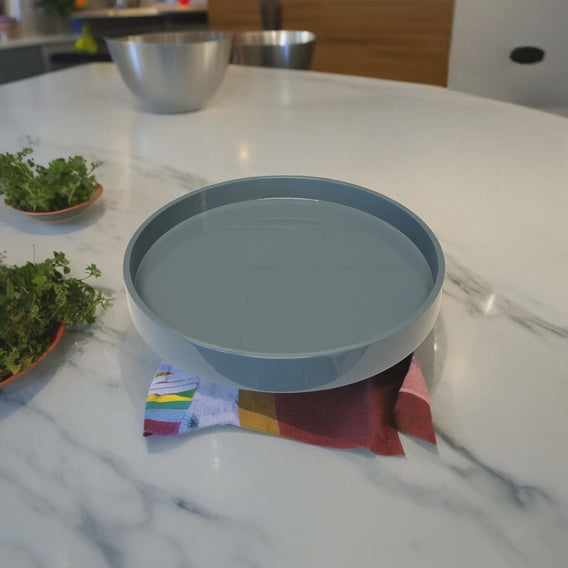 Round 12-Inch Lacquered Tray