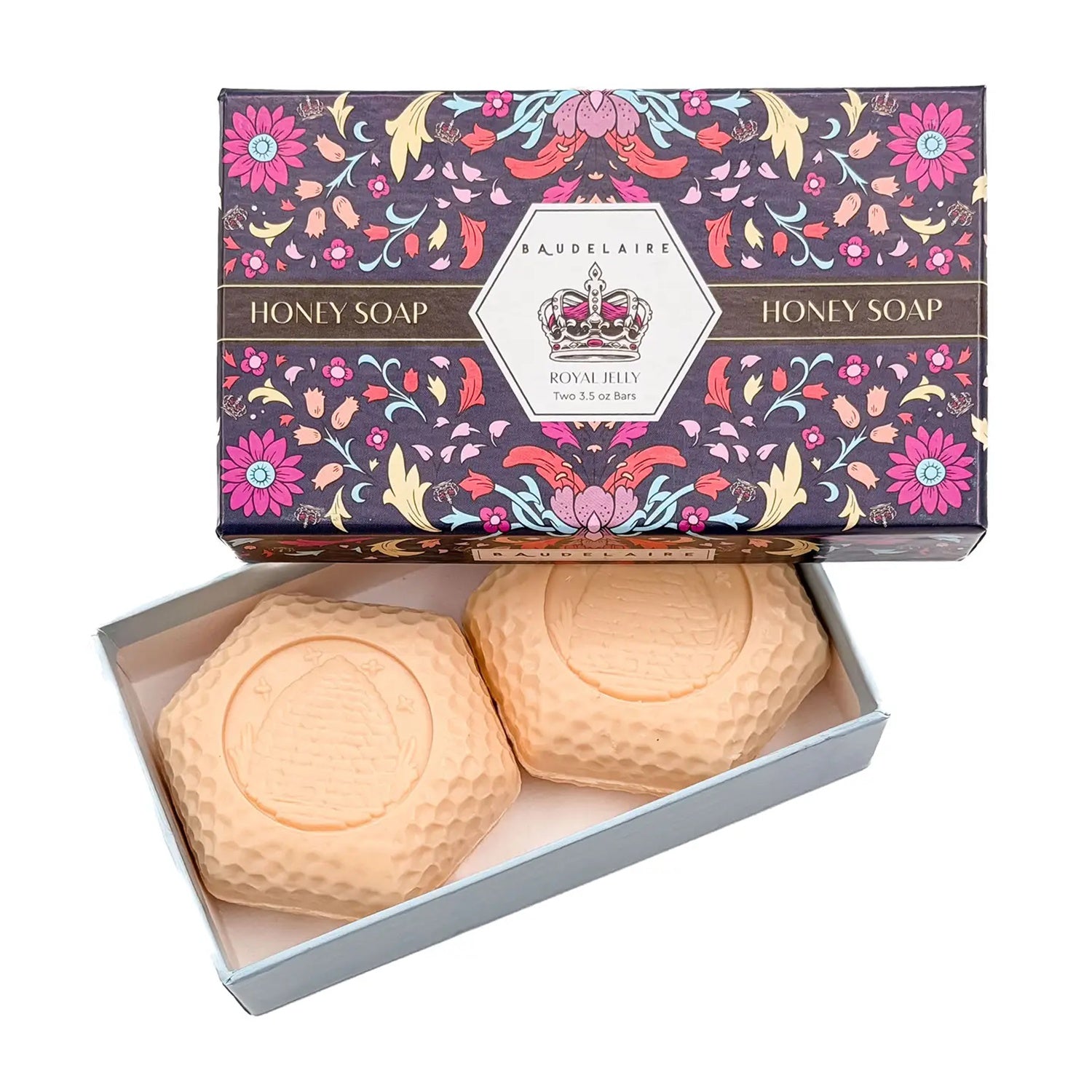 Royal Jelly Honey Soap 3.5oz – 2 Bar Gift Box