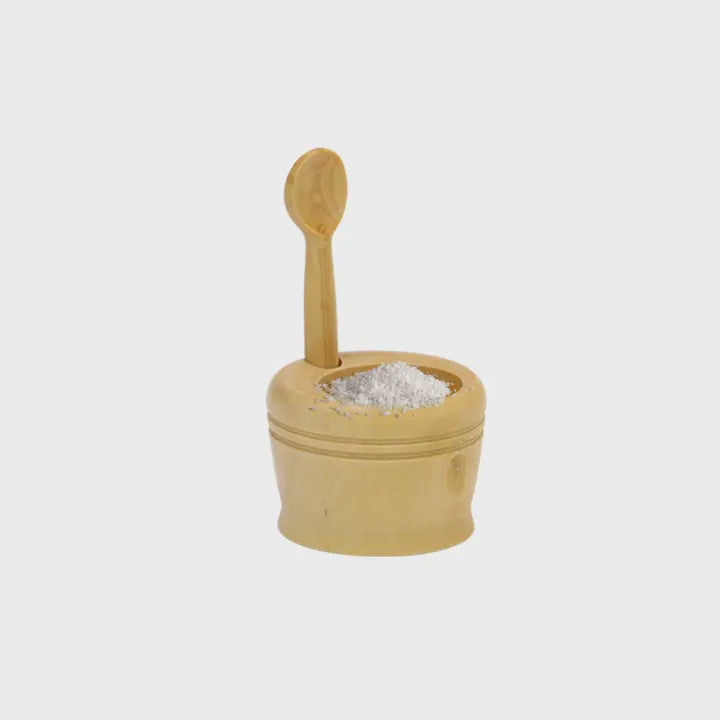 Salt Cellar Set with Spoon, Ah!