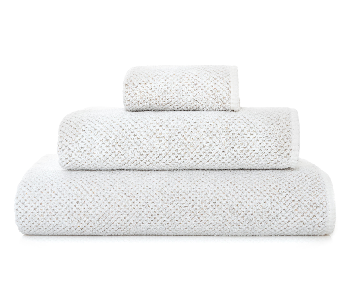 Linen/Cotton Waffle White Towel