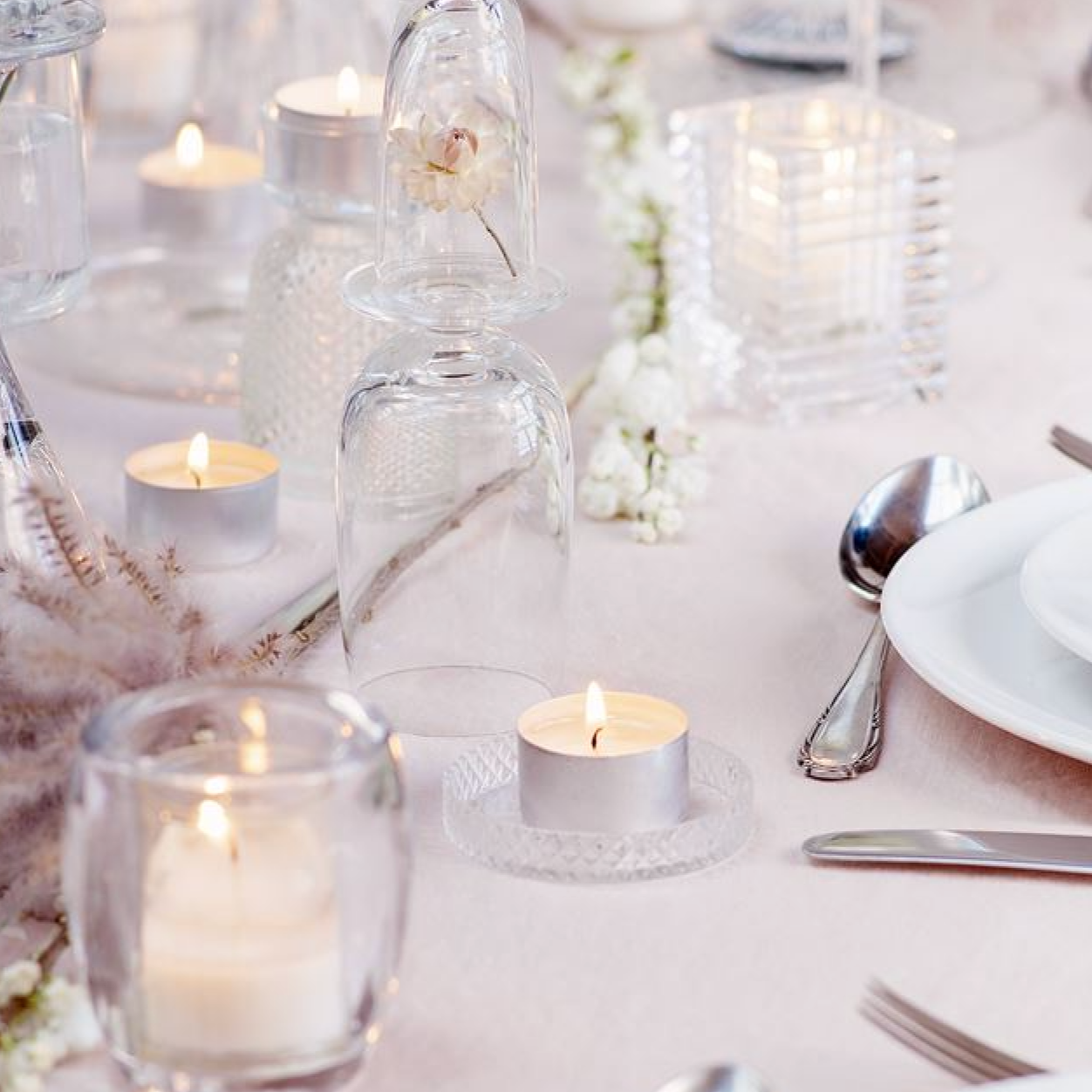Clear Cup Maxi Tealight Set of 12