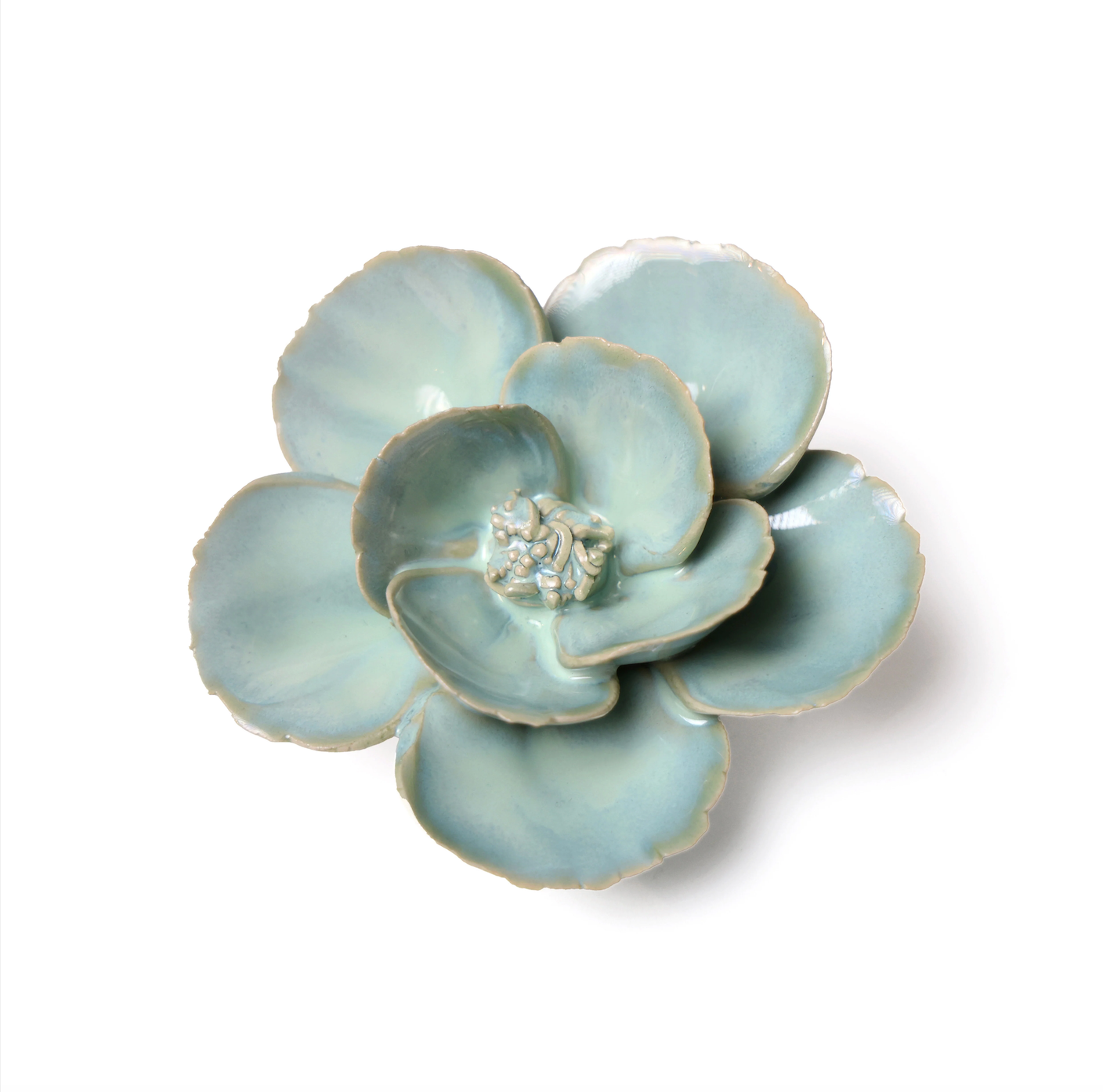 English Garden Teal Lotus