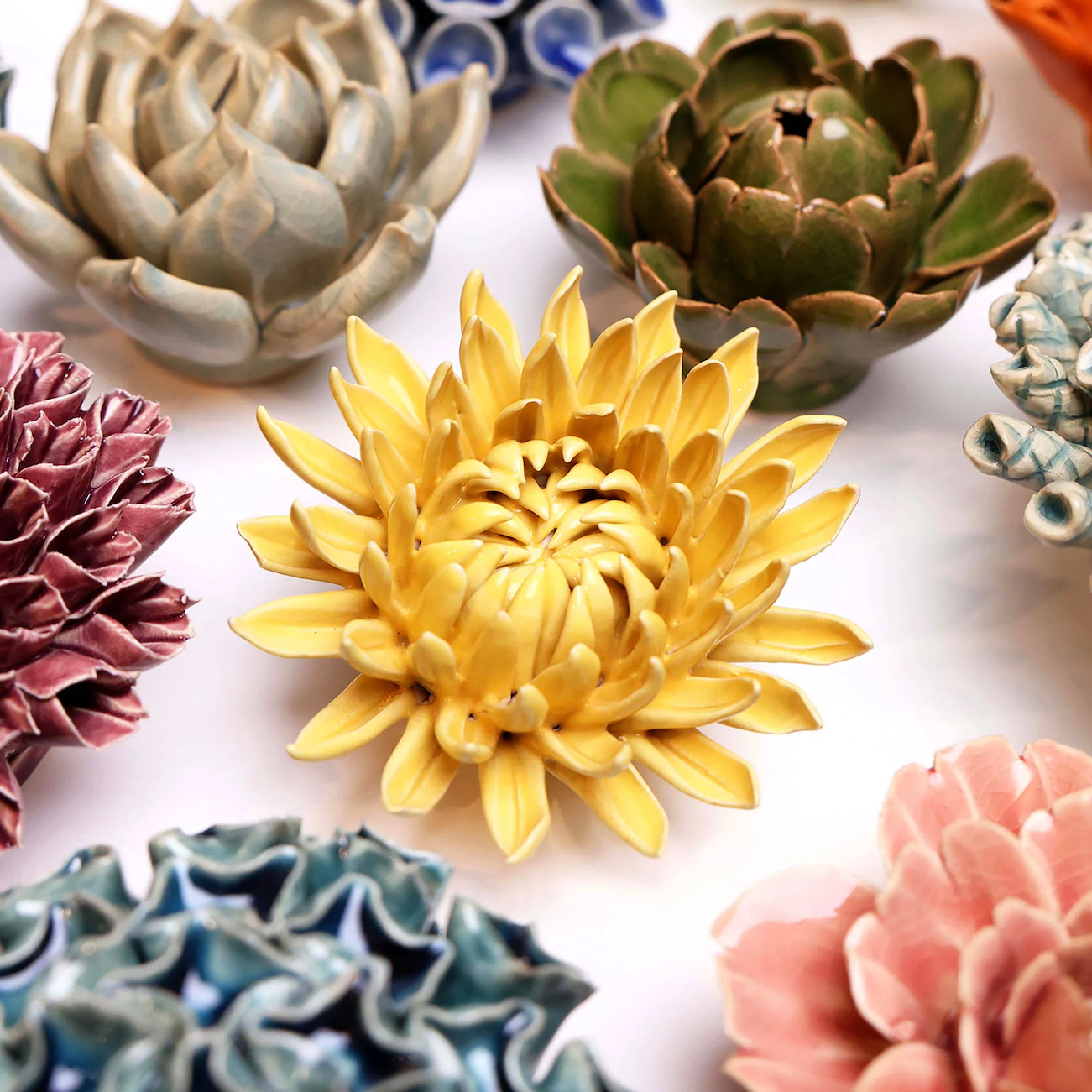 English Garden Yellow Chrysanthemum