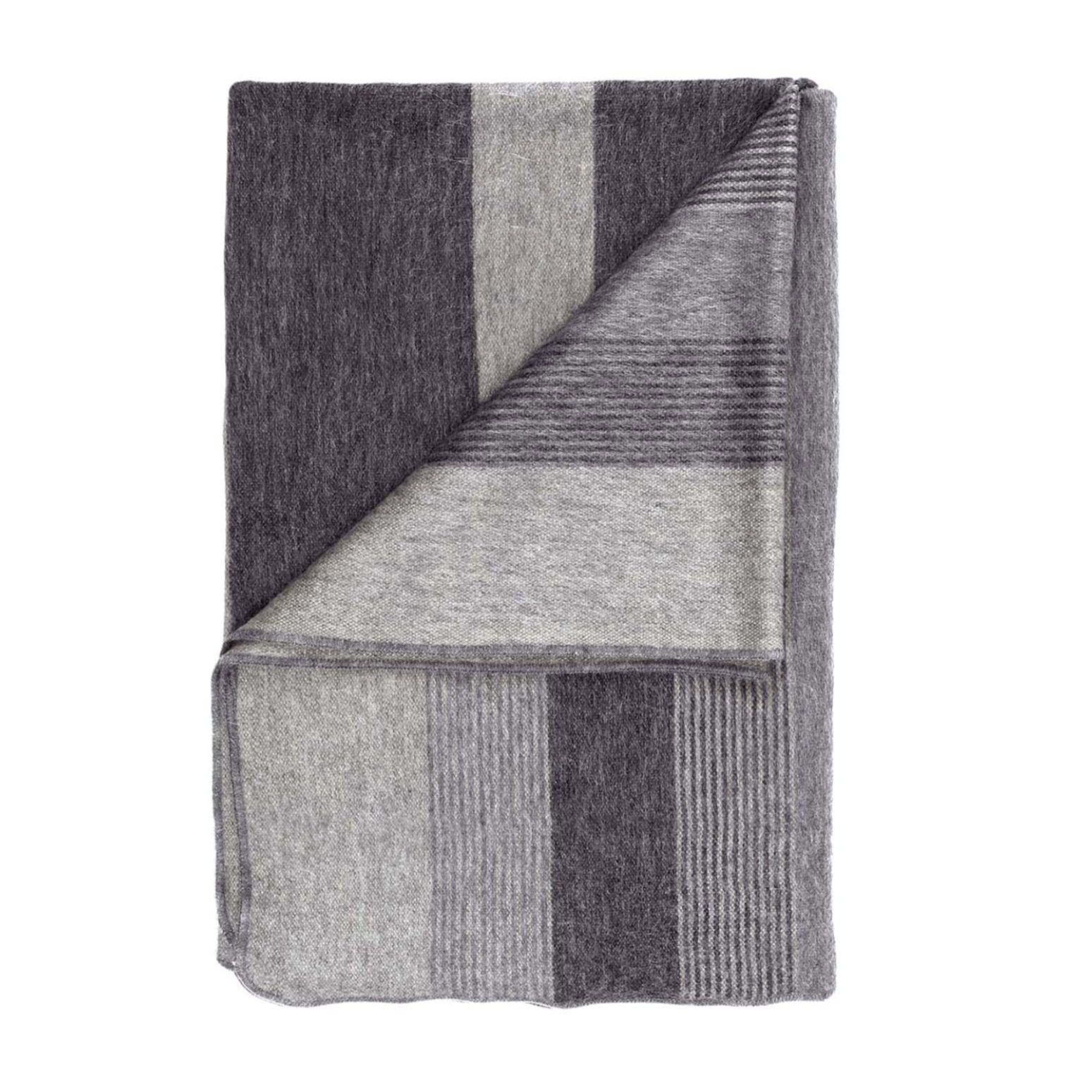 Charcoal Alpaca Throw