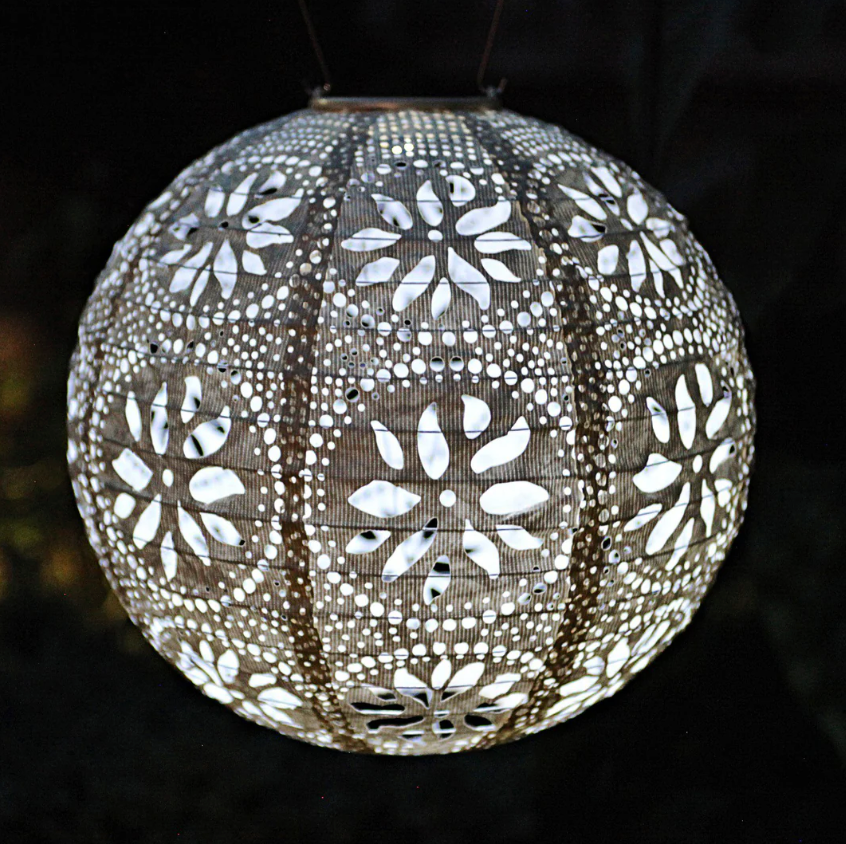 Boho Pearl Globe Lantern
