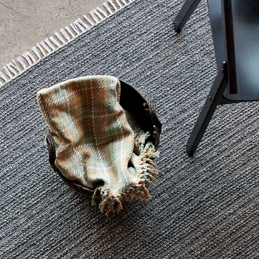 Mixed Svea Cotton Vinyl Rug