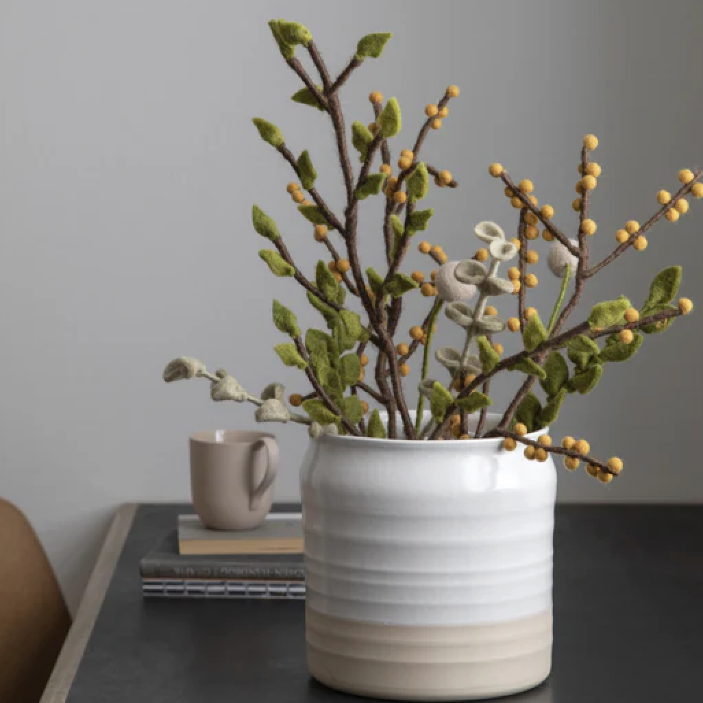 Branch with Green Leaves