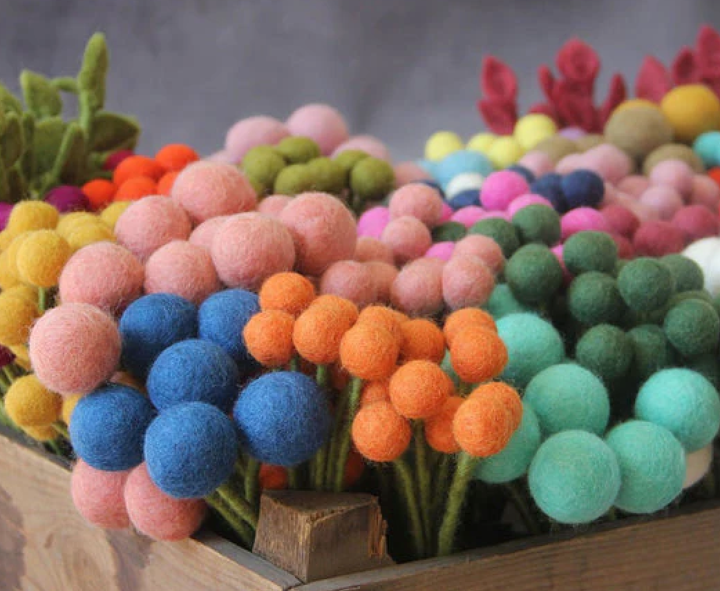 Felt Flower - 2cm