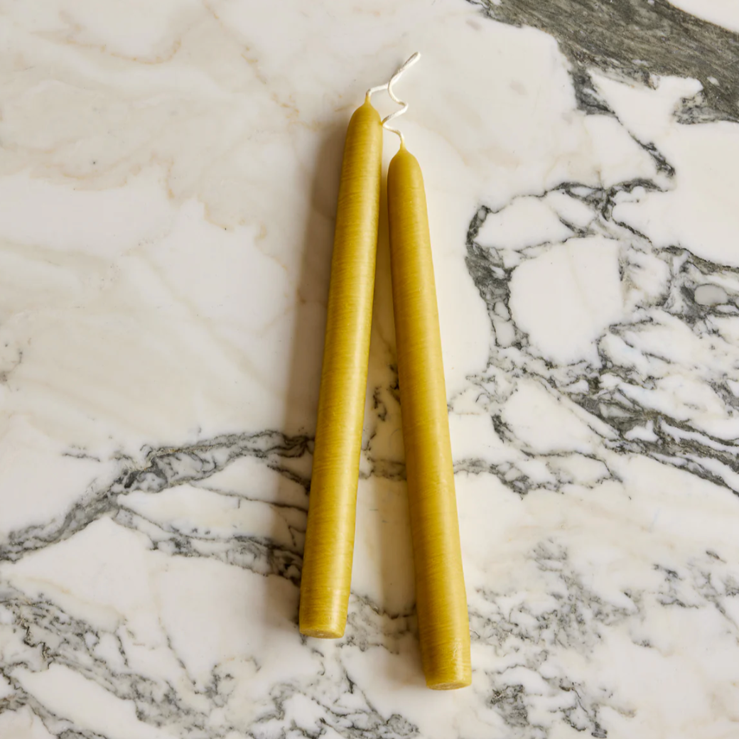 Harvest Gold 10-Inch Taper Pair