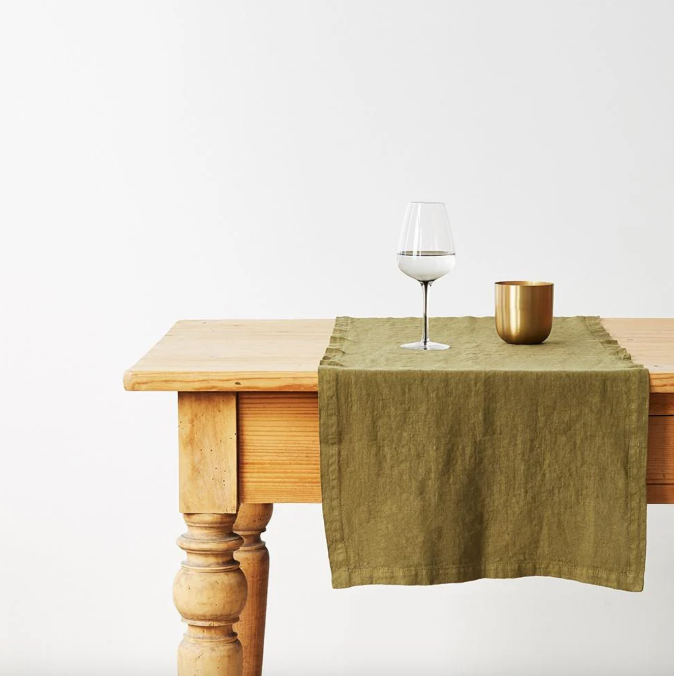 Solid Linen Table Runner