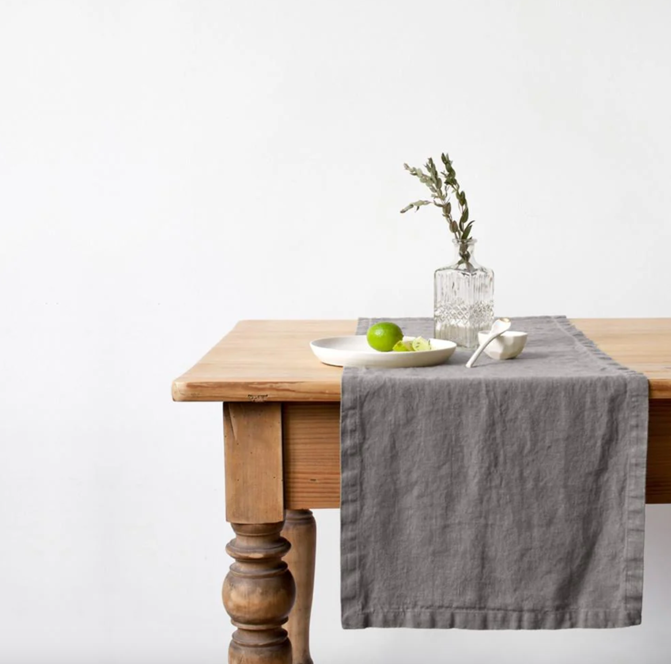 Solid Linen Table Runner