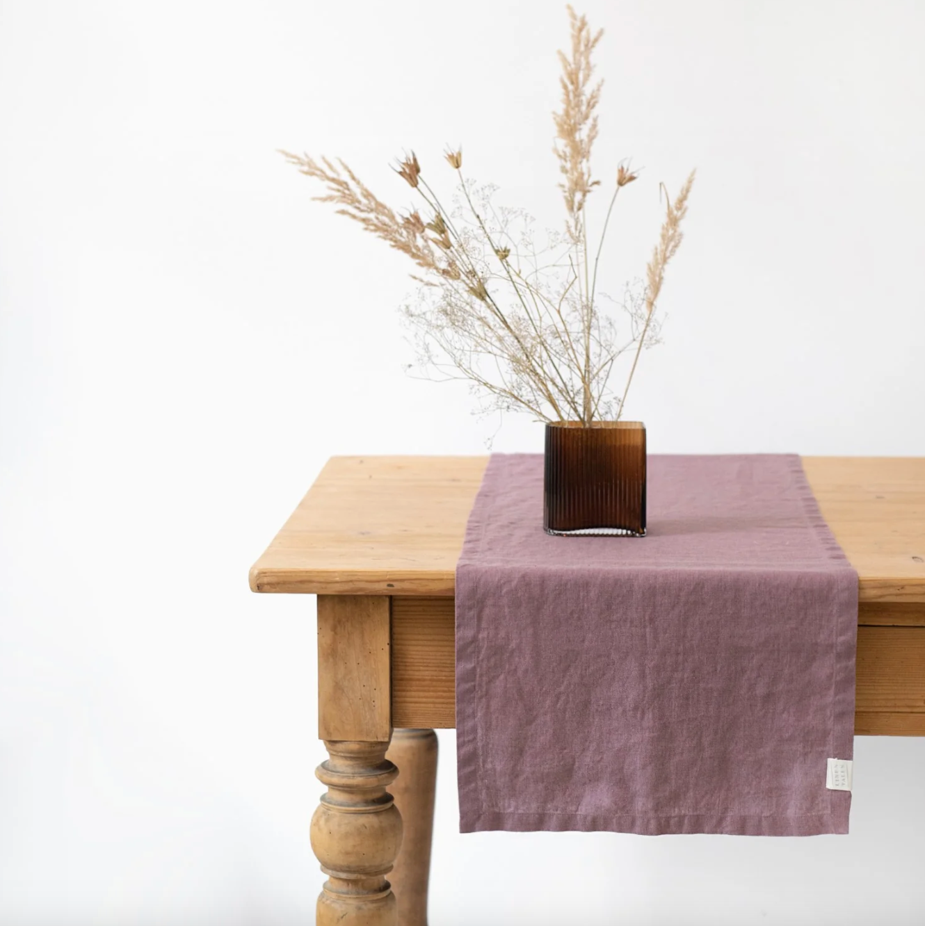 Solid Linen Table Runner