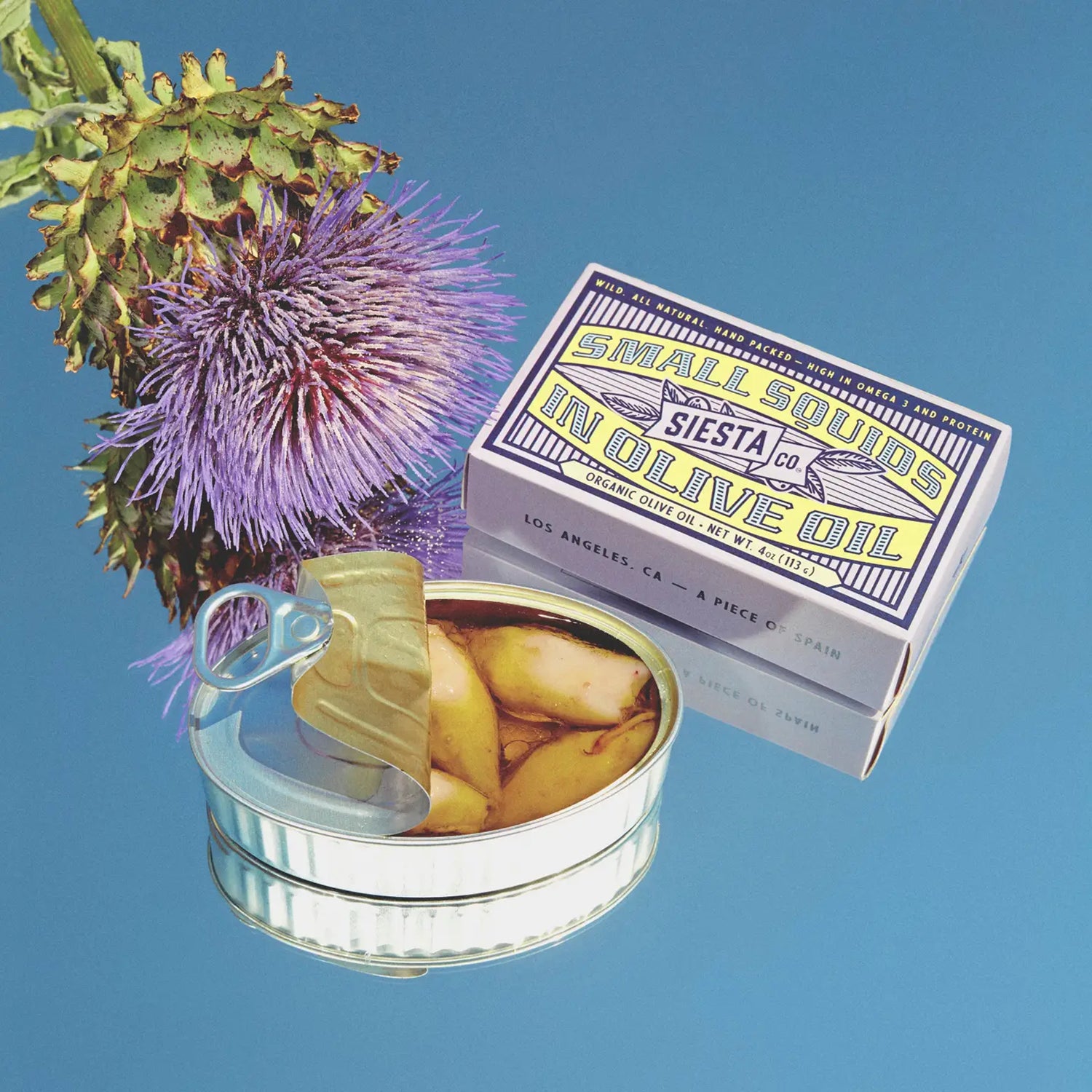 Small Squids in Olive Oil