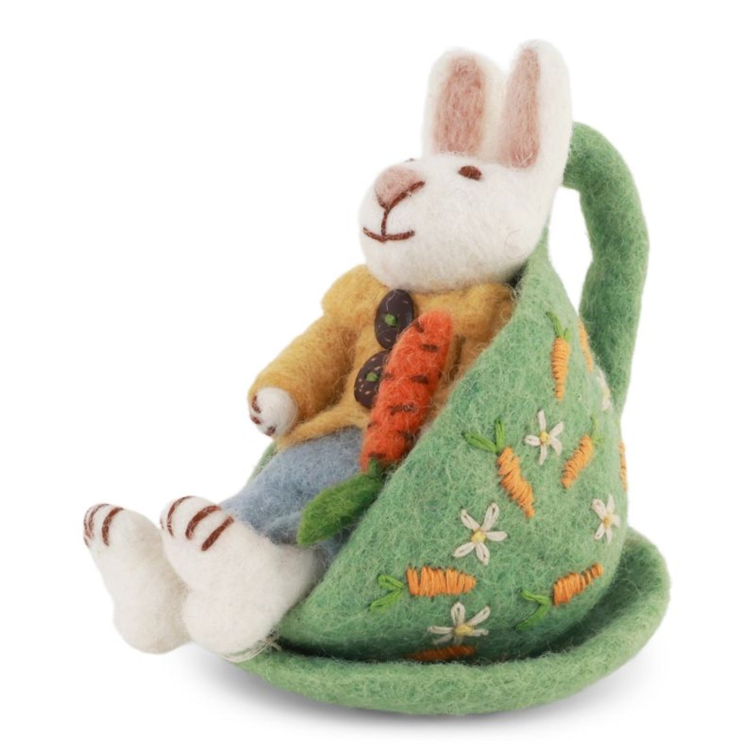 Small Boy Bunny in Cup