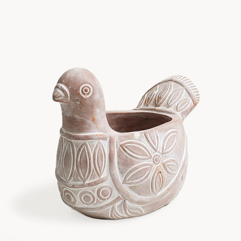 Terracotta Dove Pot