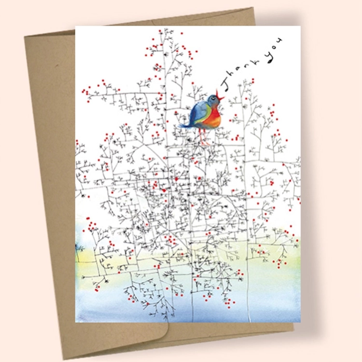 Thank You Songbird Card