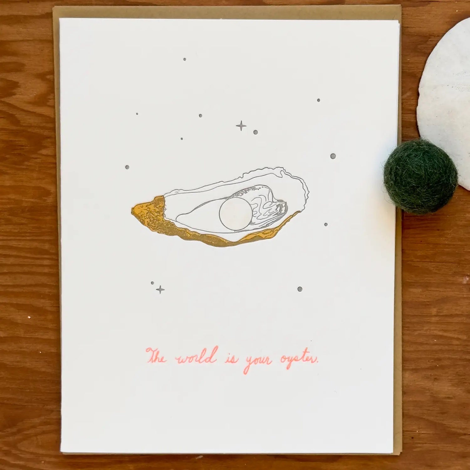 Letterpress Greeting Card Cranes with Sun