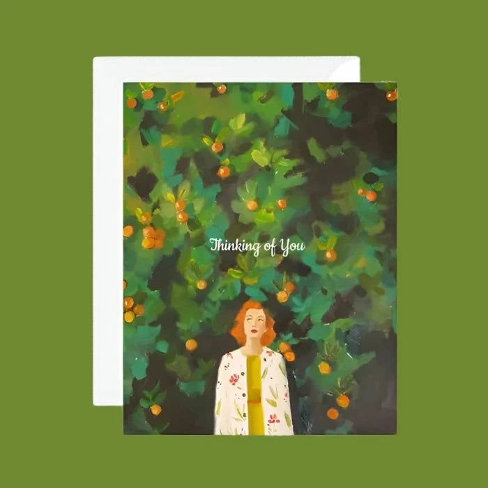 Thinking of You Orange Tree Card