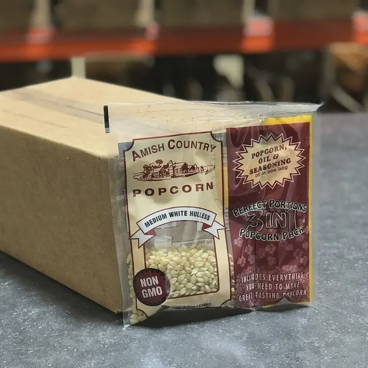 Tri-Pack White Popcorn