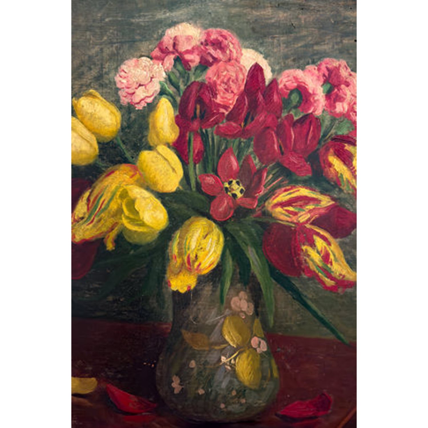 Vintage Tulip Vase