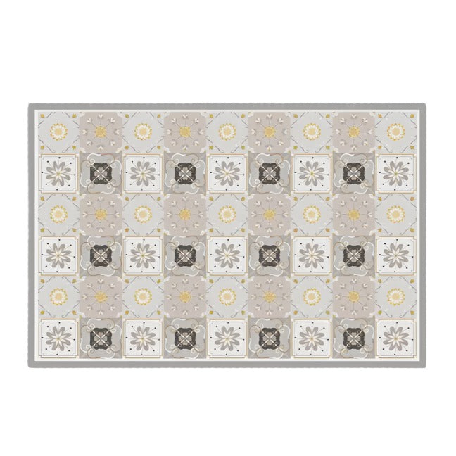 Yellow Tile Vinyl Mats