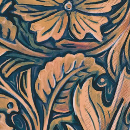 Western Leather Guest Towel