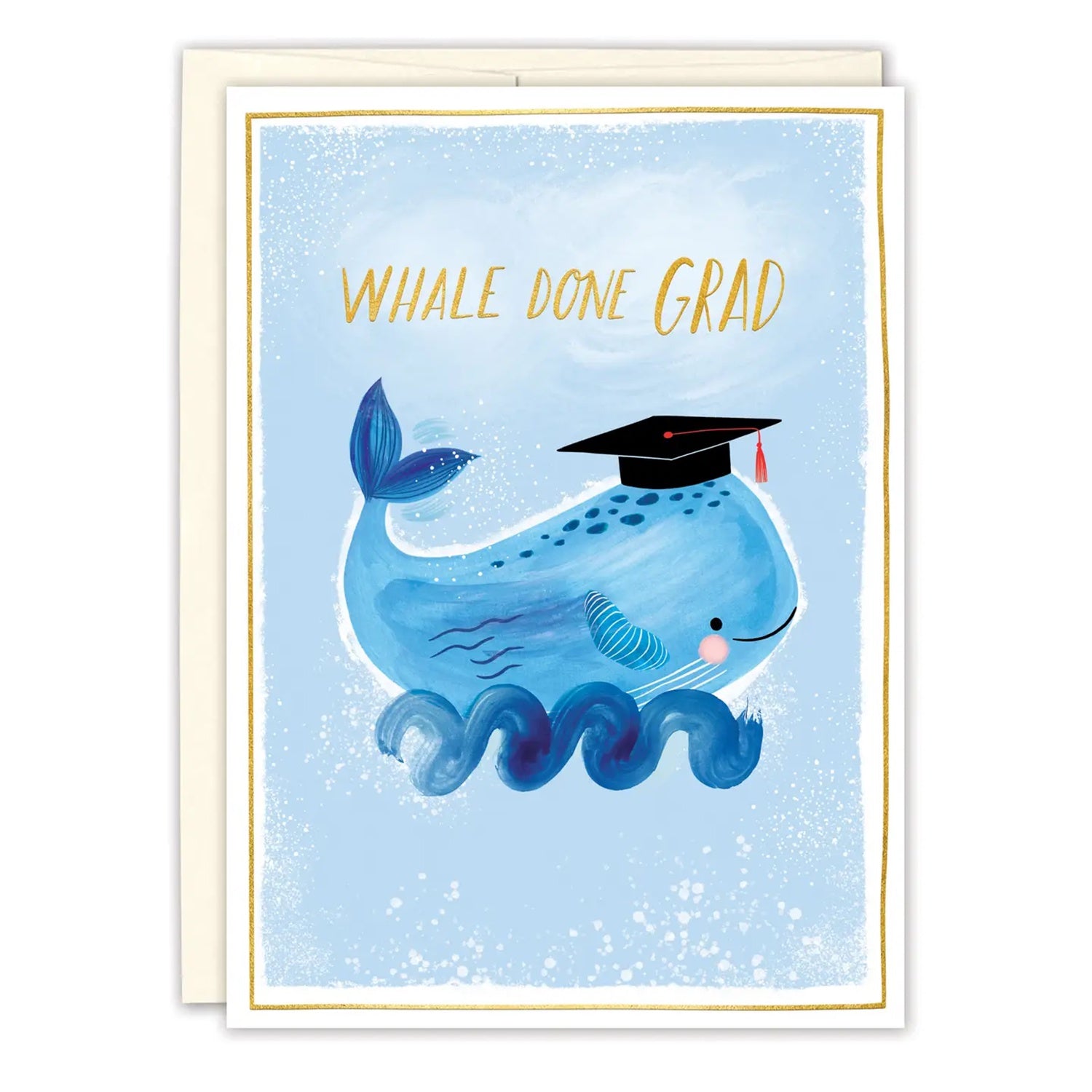 Whale Done Graduation Card