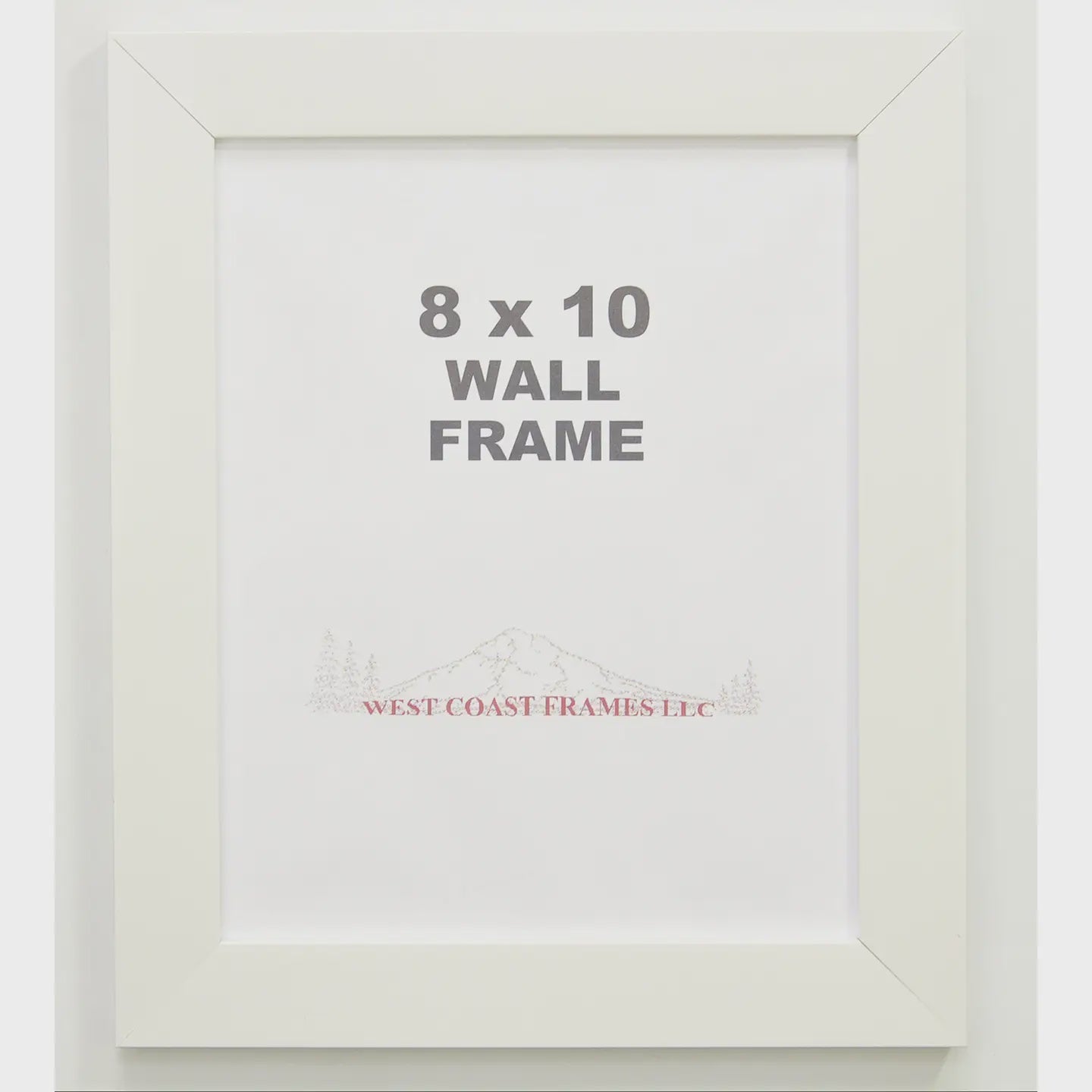 White Contemporary Frame