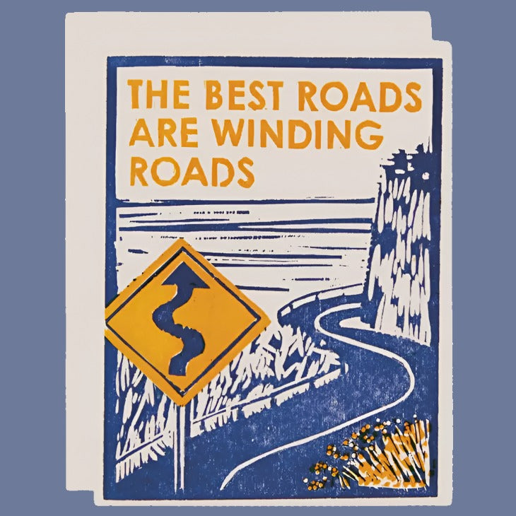 Winding Roads Inspirational Card
