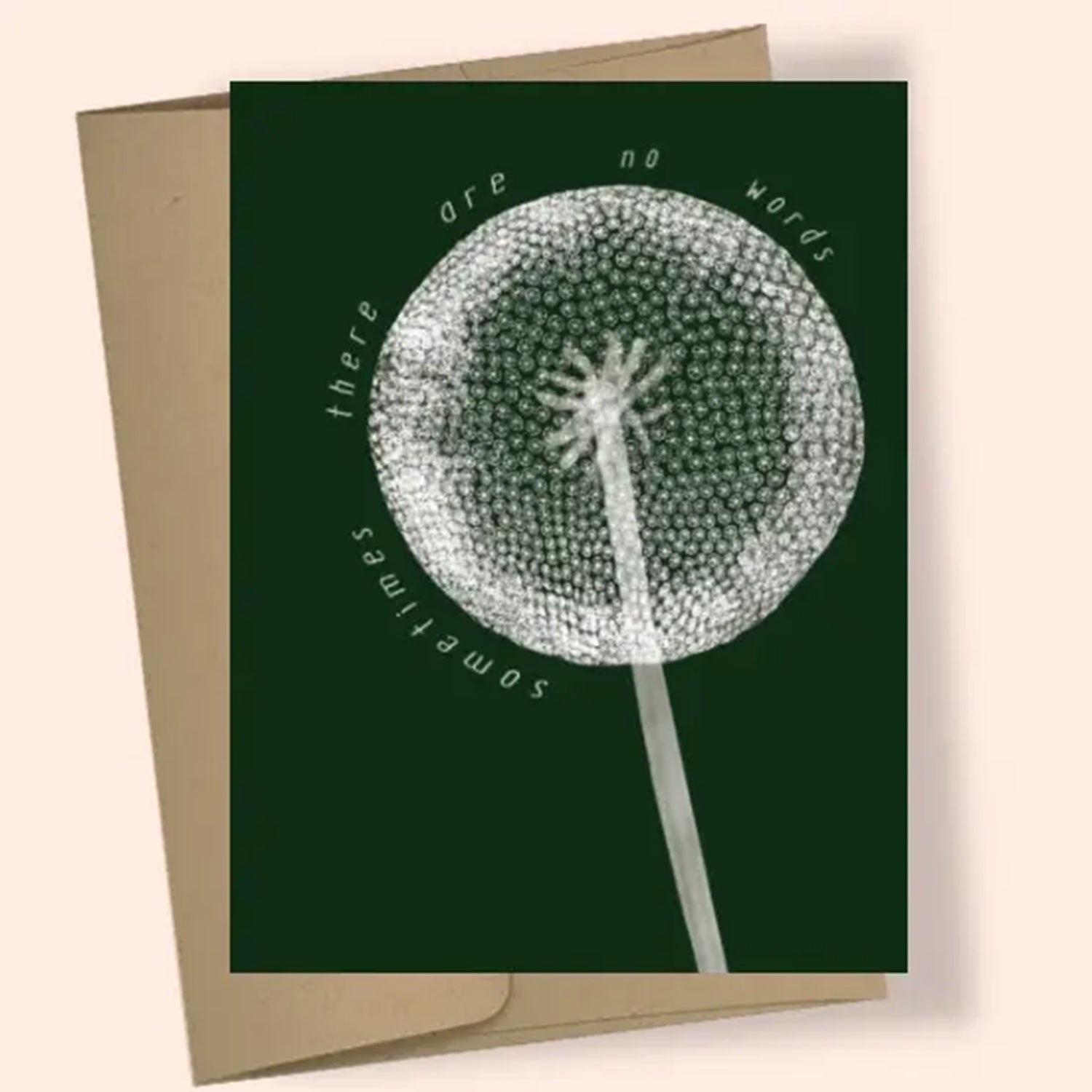 Wordless Dandelion Card